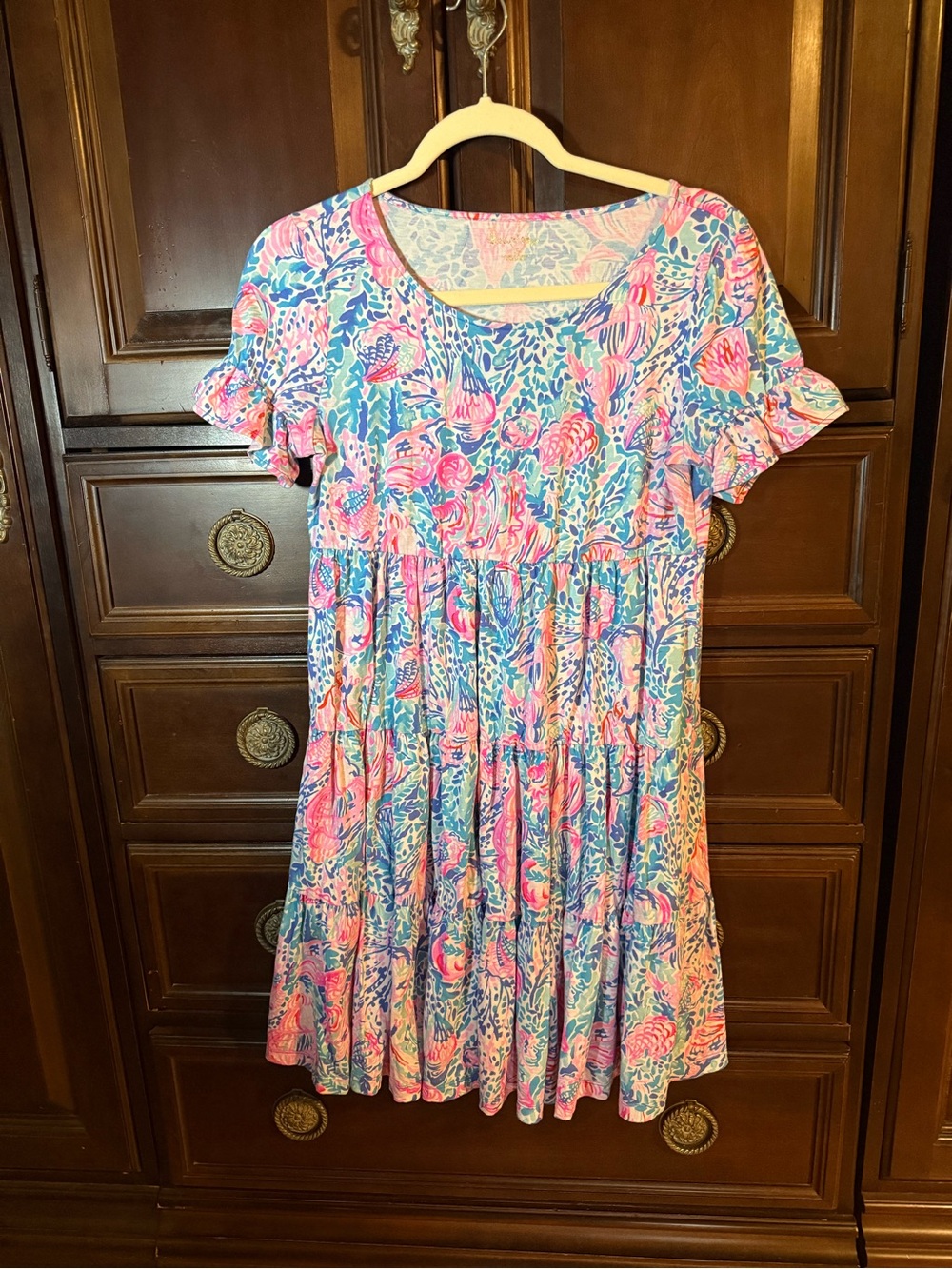 Lilly Pulitzer XS knit tiered dress